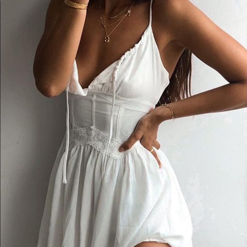 Tiger Mist white Ruben dress